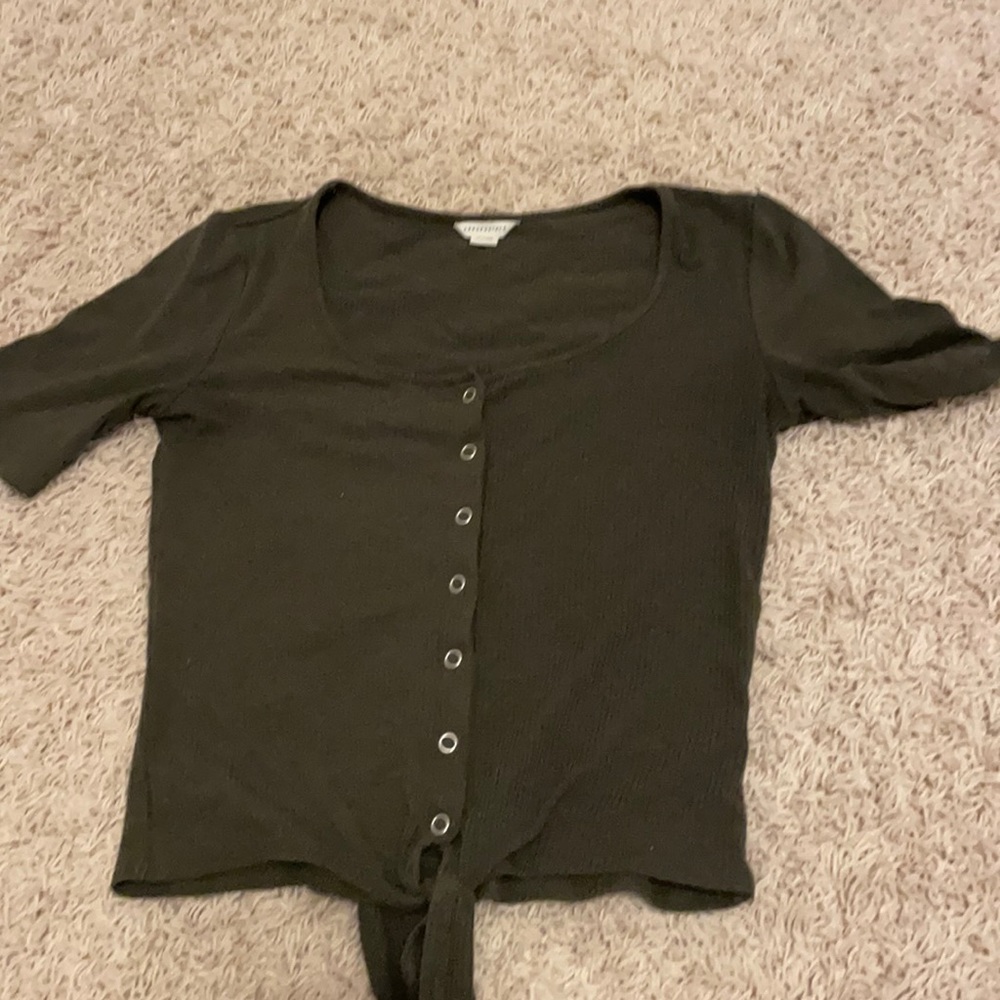 Army green Aeropostale short sleeve shirt